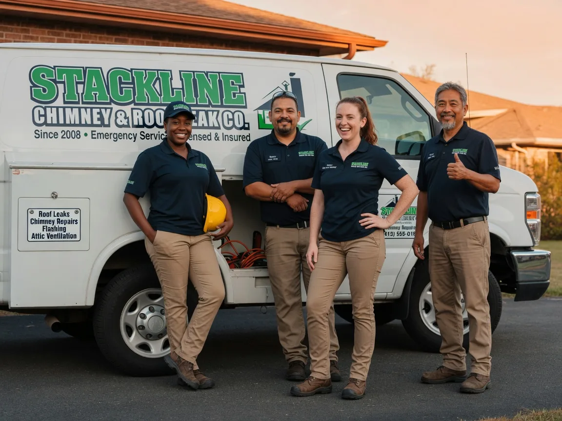 Chimney flashing repair company in Stem, NC